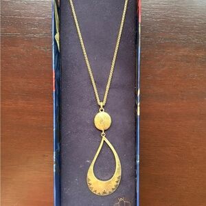 Lucky Brand Gold Teardrop Necklace